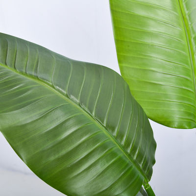 120cm Artificial Landscape Trees Traveller'S Palm PE Leaves Real Touch Potted Floor Plants