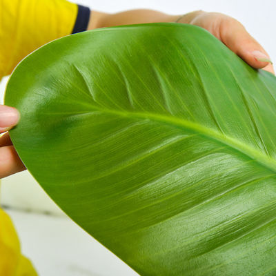 120cm Artificial Landscape Trees Traveller'S Palm PE Leaves Real Touch Potted Floor Plants