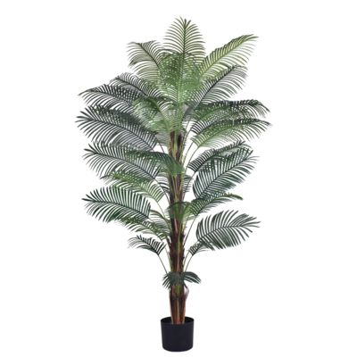 6ft Artificial Indoor Green Plants Indoor Artificial Palm Most Realistic Areca Palm For Home Deco