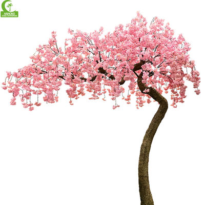 Factory custom realistic artificial cherry tree wedding events decoration high quality pink cherry blossom tree