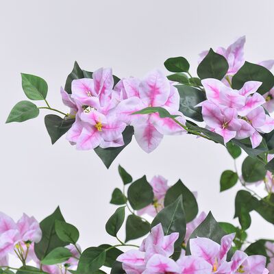 Artificial Light Pink Bougainvillea Tree, 47/63/75 inch, UV Resistant Faux Plant for Outdoor & Indoor Decor, Wholesale Fake Flower Tree