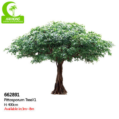 H400cm Landscape Artificial Trees , Artificial Pittosporum For Amusement Park