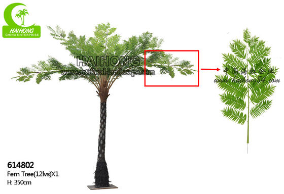 Realistic HAIHONG 230cm Height Artificial Tropical Tree For Theme Park