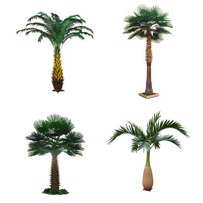 All season 400cm Height Artificial Tropical Tree , Large Artificial Outdoor Trees Durable