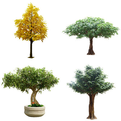H400cm Landscape Artificial Trees , Artificial Pittosporum For Amusement Park