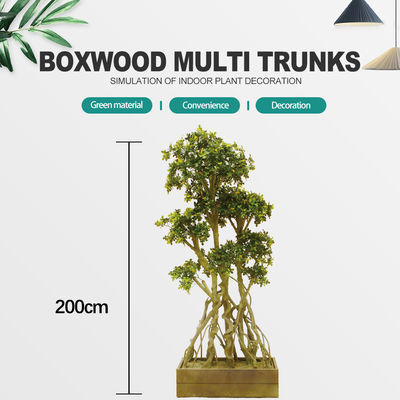 China Wholesale Boxwood Tree Decoration Plant Artificial Boxwood Tree Bonsai For Decoration