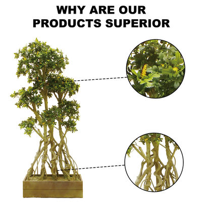 China Wholesale Boxwood Tree Decoration Plant Artificial Boxwood Tree Bonsai For Decoration