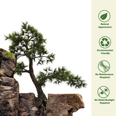 Chinese Pine Artificial Floor Plant For Landscpaing Decoration Long Lasting Leaves