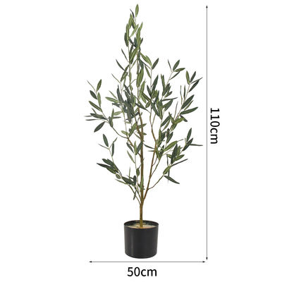 Potted Artificial Olive Tree 110cm Garden Furniture Botanical Gifts No Nursing