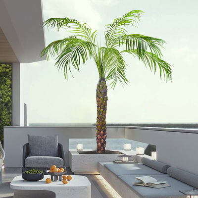 190cm Artificial Plants Phoenix Palm Tree Evergreen Indoor Palm Tree Rainstorm Style Palm Tree