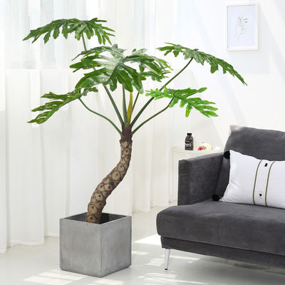 180cm High Artificial Philodendron Evergreen Real Touch Leaves No Caring Potted Plant