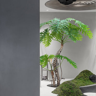 180cm High Artificial Philodendron Evergreen Real Touch Leaves No Caring Potted Plant