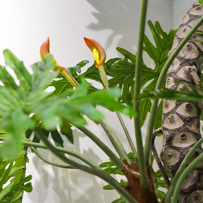 180cm High Artificial Philodendron Evergreen Real Touch Leaves No Caring Potted Plant