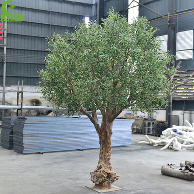 Large Artificial Tree Decorative PlantWedding Giant Faux Olive Tree For Indoor Decoration Silk Plants Luxurious Mall Decoration