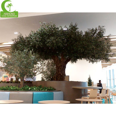 Large Artificial Tree Decorative PlantWedding Giant Faux Olive Tree For Indoor Decoration Silk Plants Luxurious Mall Decoration