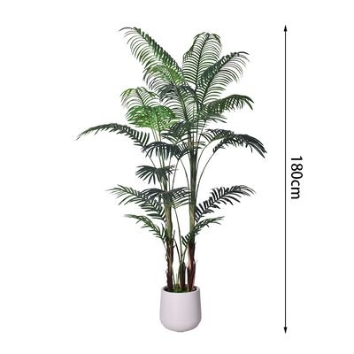 Toptan satış 180cm (5.9ft) Yapay Kapalı Palmiye Ağaçları - I Style Areca Palmiye Bitkisi.