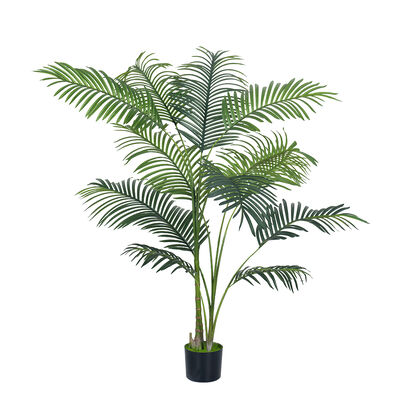 wholesale 150cm Artificial Tropical Palm Hawaii Palm Plant Potted Faux Green Plants For Indoor Decoration