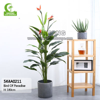 Realistic 180cm Artificial Bird Of Paradise Plant For Decoration