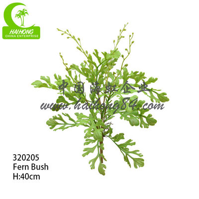 Anti Aging  Beautiful 40cm 16pcs Artificial Fern Leaf For Landcaping