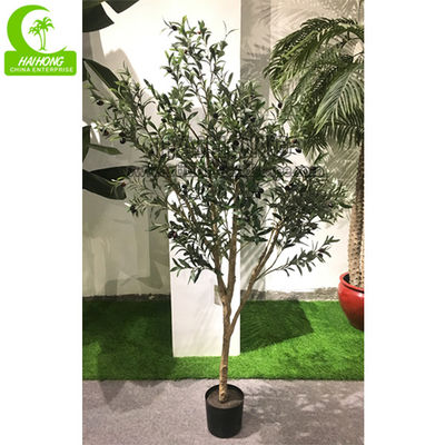 Bahçe İç Dekorasyon için Toptan Gerçekçi 180cm Yapay Zeytin Ağacı