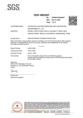 Fire Proof Certification ASTM E84 Artificial Pine Tree