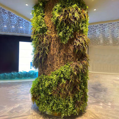 PE Leaf Anti Aging Vertical Greening Decorative For Landscaping