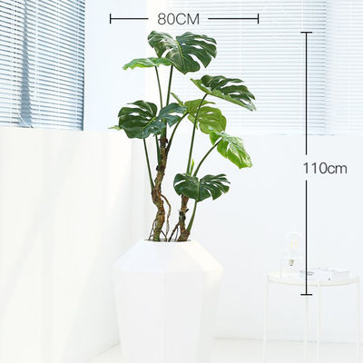 Nordic Bonsai Evergreen Monstera Artificial Potted Plant Ornament
