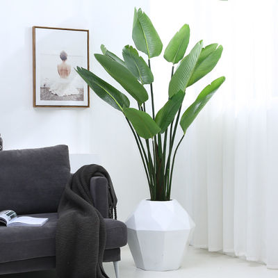 Indoor Bonsai Artificial Landing Plant Simulated Green Tropical Traveler Palm