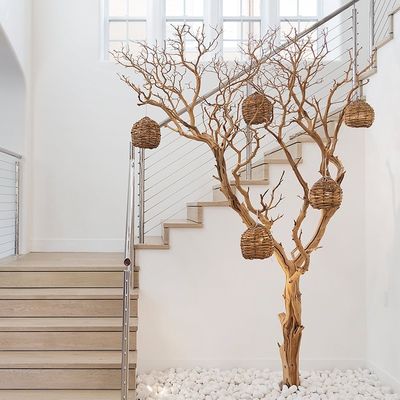 Artistic Artificial Dry Tree Branches Lamps Home Art Exhibition