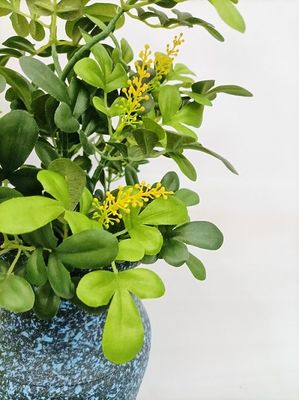 20CM Height Artificial Gardenia Bush Home Garden Table Decor